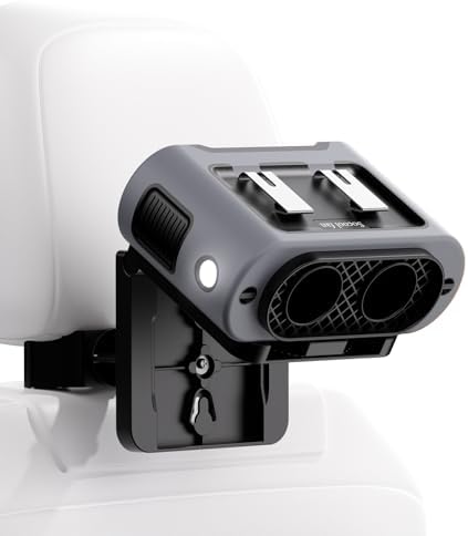 Socool Headrest Car Fan — Gray